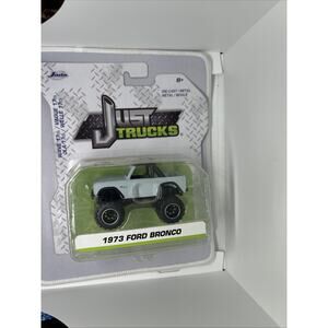 Just Trucks series 1973 Ford Bronco 1/64 diecast metal Slate Blue Gray JADA